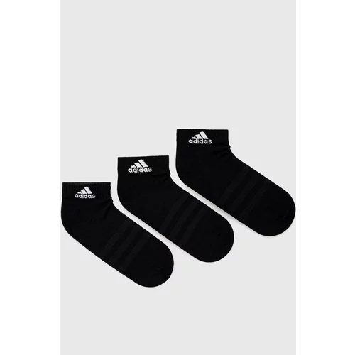 Adidas Nogavice 6-pack črna barva
