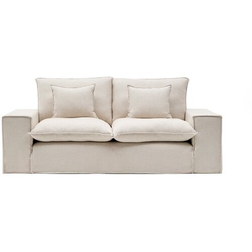 Kave Home Bež lanena sofa 240 cm Anarela &ndash; Cijene
