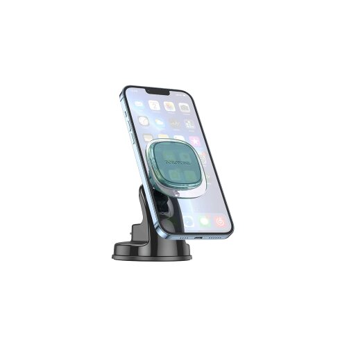 Univerzalni magnetni auto držač nosač za mobitel BOROFONE BH83 Clear magnetic car center console ice mist Slike