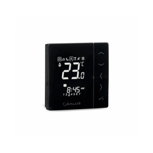 Salus digitalni programski sobni termostat (ugradni, zicano napajan - 230V - crni) VS30B Cene