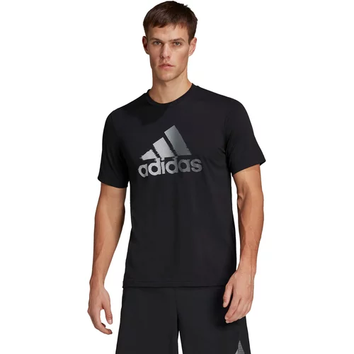 Adidas D2M LOGO TEE Muška sportska majica, crna, veličina