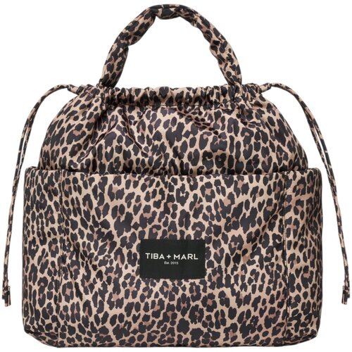 Tiba+Marl previjalna torba luna nylon brown leopard Cene