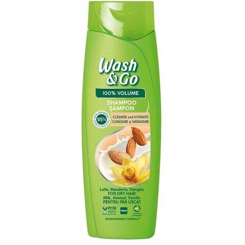 Wash&go wash & go vanila šampon za kosu 360 ml Slike