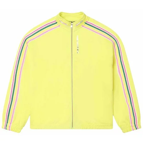 Karl Lagerfeld Otroški pulover rumena barva