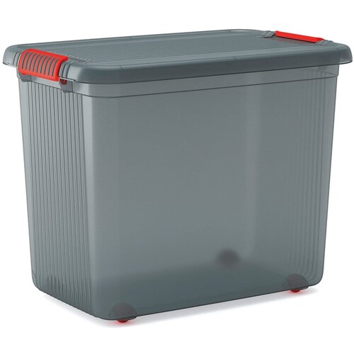 Kis Siva plastična škatla za shranjevanje s pokrovom 59x39x45 cm K Latch Box – Cene