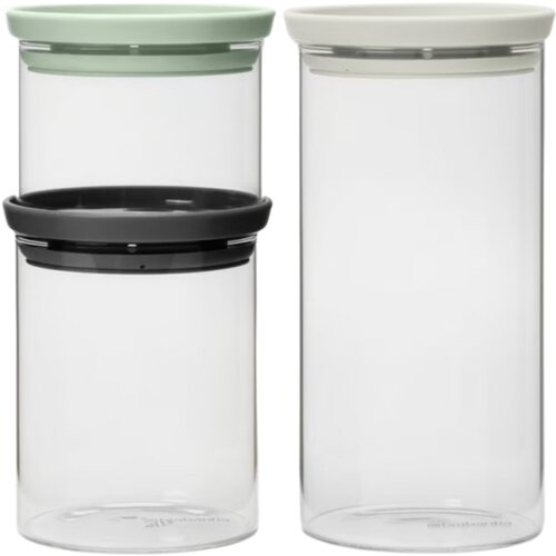 Brabantia Set od 3 staklene posude - 1 set Slike