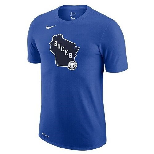 Nike Nba Milwaukee Bucks City Edition Logo Dri-fit Plava Cijene