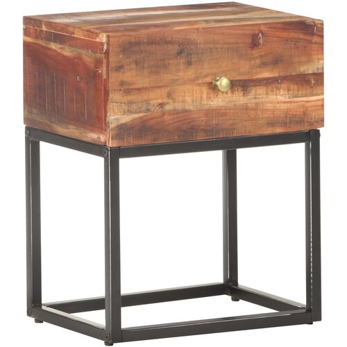 vidaXL Noćni ormarić 40x30x50 cm  sirovo drvo akacije - 40 x 30 x 50 cm 1 bedside table Cijene