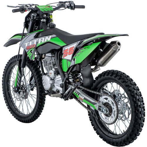 Cross motor na benzin TITAN 300cc - zelen Slike