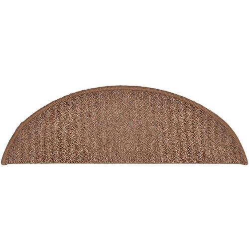 VidaXL tepisi za stepenice 15 kom smeđi 56 x 17 x 3 cm Slike