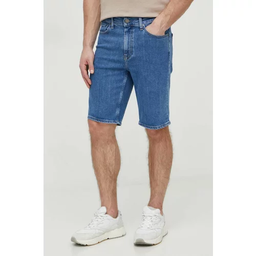 Calvin Klein Traper kratke hlače za muškarce, boja: tamno plava