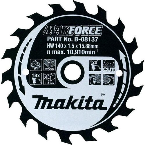 Makita list za testeru od tvrdog metala, makforce, sa 16 zubaca B-08137 Cene
