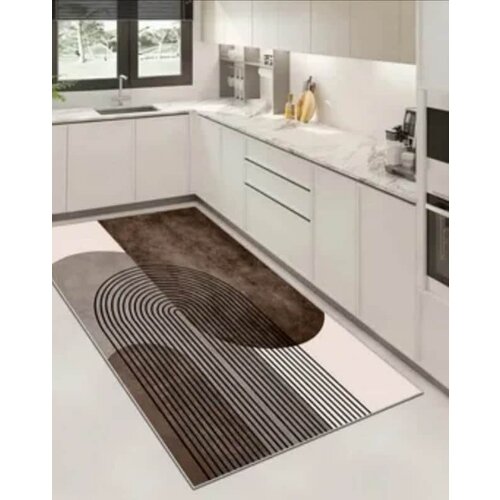  Staza sa gumenom podlogom 80x160cm - Otisak braon, SS-053 Cene