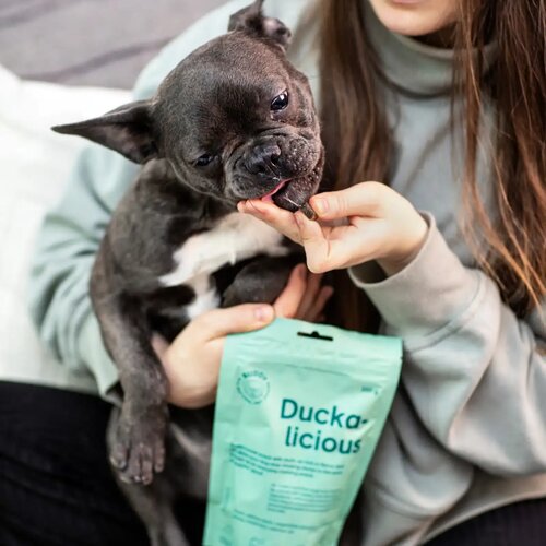 Buddy_Pet_Foods Buddy Duckalicious poluvlažne poslastice za pse, pačetina i ruzmarin Slike