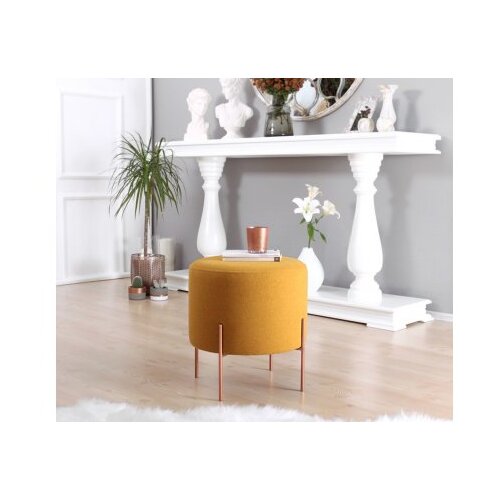 Balcab Home Copper 49 - Mustard Mustard Pouffe Slike