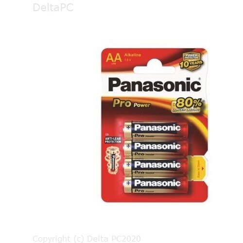 Panasonic baterije LR6PPG/4BP Alkaline Pro Power Slike