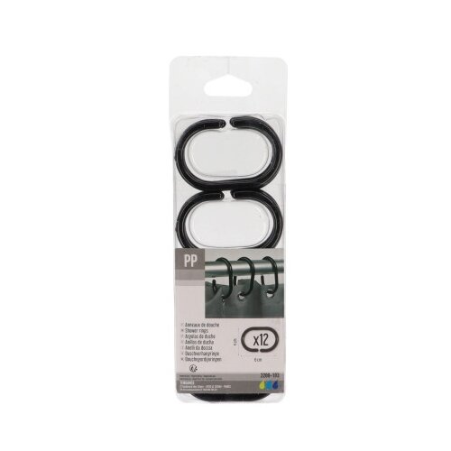 Tendance alke za zavesu set 12/1 4x6cm pp crna ( 2200103 ) Cene