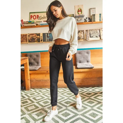 Olalook Sweatpants - Black - Joggers