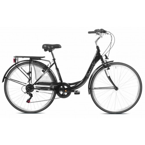 Capriolo bicikli city bike diana 18in crno bela Slike