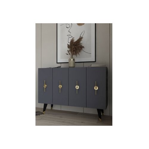 Hanah home komoda quart ramada gold anthracite Slike