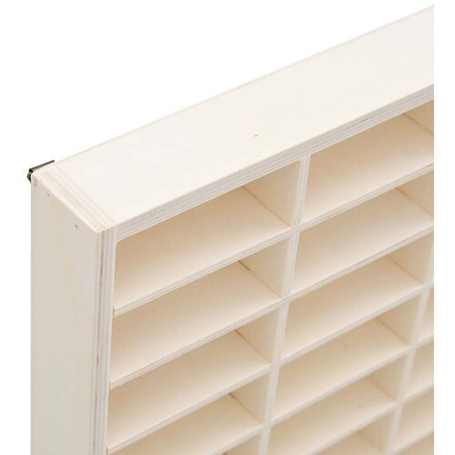  Drvena kolekcionarska vitrina s 56 odjeljaka 40x4,5x60 cm Slike
