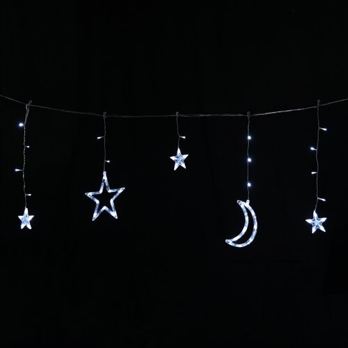 Aigostar led solarni božićni lanac 120xLED/8 funkcija 3x0,6m 500 mah IP65 hladna bela Slike