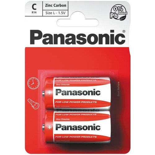 Panasonic - 2 komada cink-ugljenih baterija C 1,5V Cene