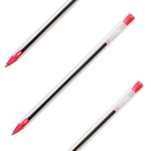Sazio Hemijska olovka, crvena, 1mm, 50K B-109 ( 116006 ) Slike