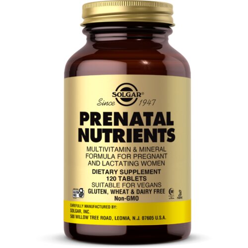 Solgar prenatal nutrients – podrška zdravlju majke i razvoju bebe 120 kapsula Cene