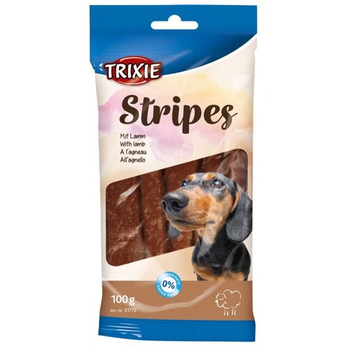 Trixie Stripes poslastica za pse sa jagnjetinom 10 kom/100g Slike