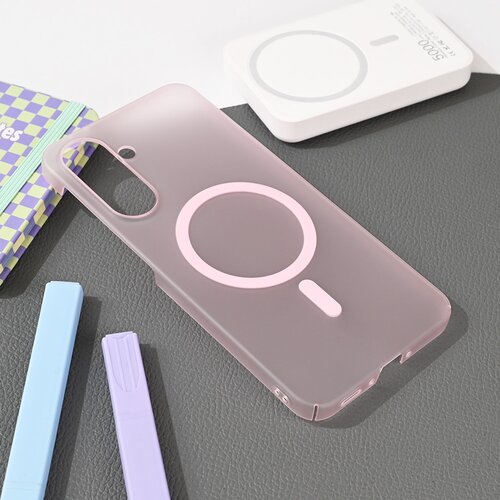 Torbica Magsafe Matte PC za Samsung A566B Galaxy A56 5G roze Slike