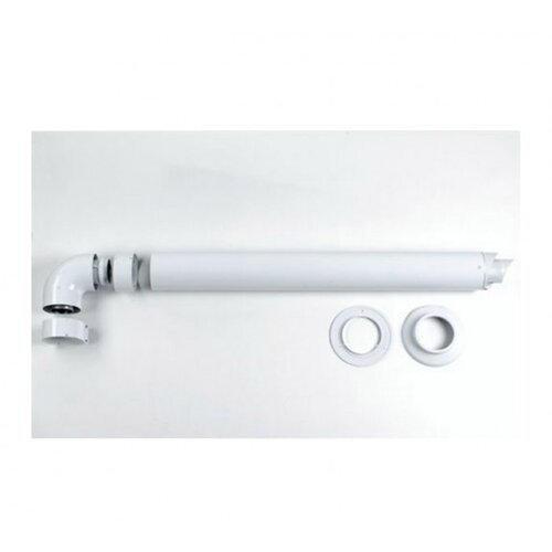 Vaillant dimovodni komplet vodoravni za konvencionalne VU/VUW &amp;Oslash; 60/100 mm (s mjernim otvorom na koljenu) Slike