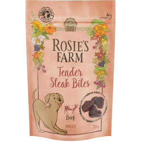 Rosie's Farm Snacks "Mini Steak Bites" govedina - 70 g