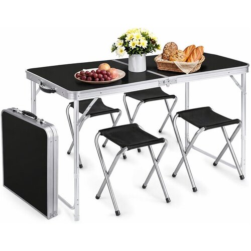 Shoppster Sklopivi set za kampovanje, sto i 4 stolice Slike