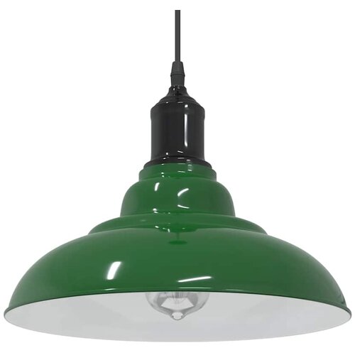VISILICA podesiva po visini E27 sjajno zelena &amp;Oslash; 31 cm metal Slike