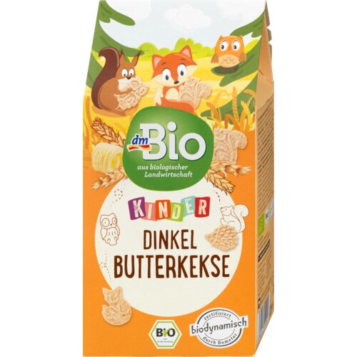 dmBio KINDER dečiji keks od spelte sa maslacem , od 3. godine 125 g Slike