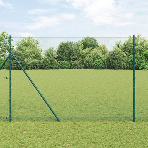 vidaXL Heksagonalna ograda Zelena Metalna žica 5000 x 0.07 x 160 cm Cijene