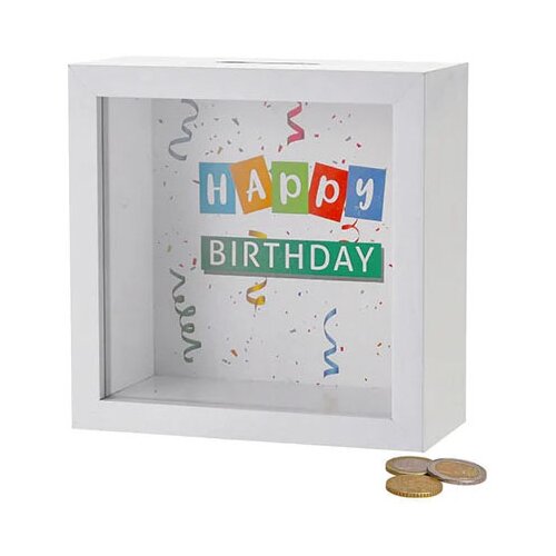  Kasica happy birthday 15x15cm 3 Cene