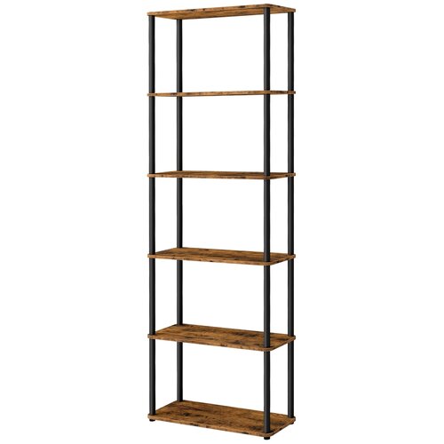 Songmics Polica 23,8x60x173,4 cm rjava, (5000250205) Slike