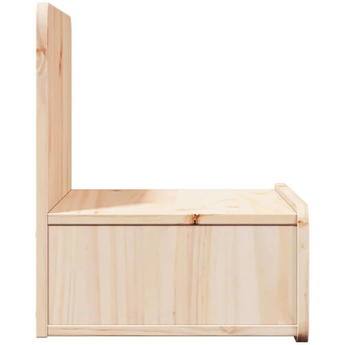 Noćni ormarić 2 pcs Smeđa 44 x 32,5 x 40 cm Masivna borovina Slike