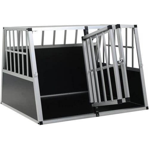  Kavez za pse s dvostrukim vratima 94 x 88 x 69 cm Slike