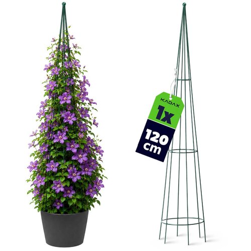KADAX Vrtna pergola za rastline in rože, kovinski drog za rože, 120 cm, zelena, (5000360365) Slike