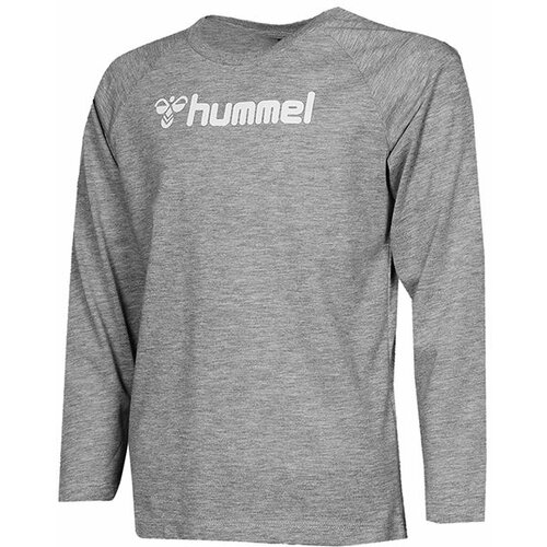 Hummel majica za dečake hmlanoil t-shirt l/s tee siva Cene