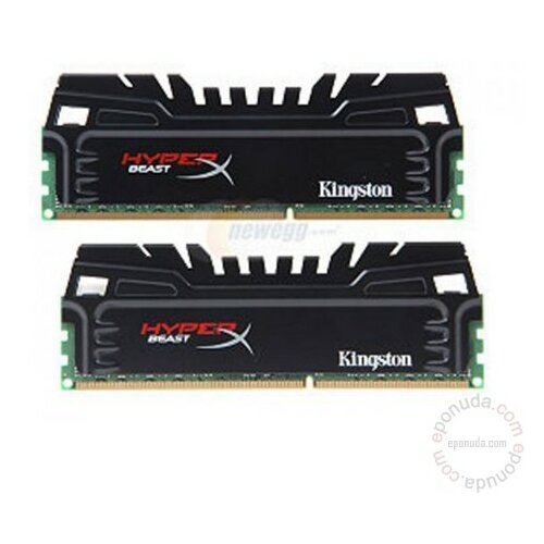 Kingston HyperX Beast (T3) - 16GB Kit (2x8GB) DDR3 1600MHz Intel XMP CL9 - KHX16C9T3K2/16X ram memorija Slike