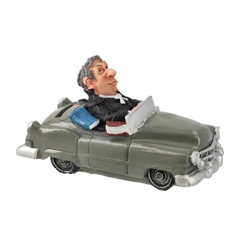  Comical, gipsana figura, auto, 20cm Cene