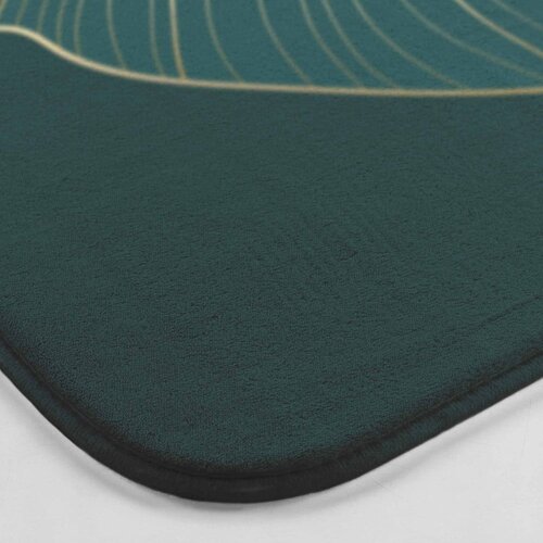 Douceur d int&amp;eacute;rieur Tamno zelena kupaonska prostirka za WC 45x45 cm Jade &amp;ndash; Slike
