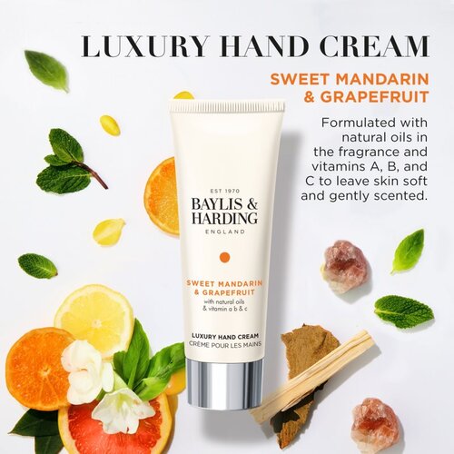 Baylis &amp;amp; Harding Sweet Mandarin &amp;amp; Grapefruit krema za roke 50 ml Slike