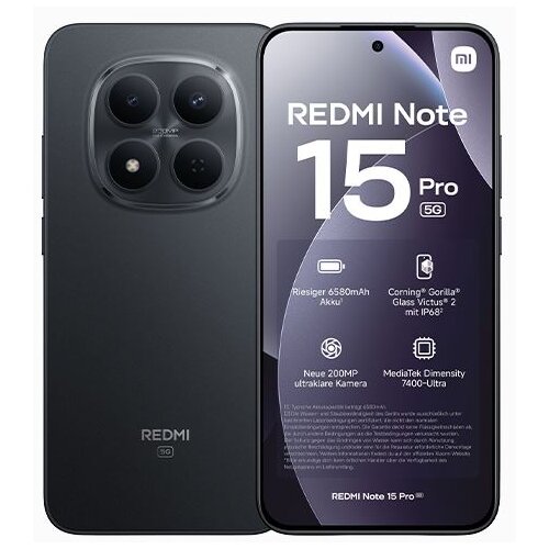 Xiaomi Redmi Note 15 Pro 5G Dual Sim 8GB 512GB crni Cijene