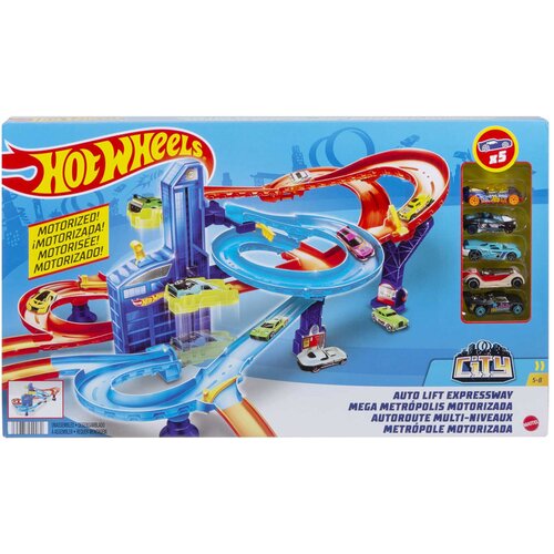 Mattel Hot Wheels: Super Serpentin stezni set s 5 malimi avtomobilčki - Cene