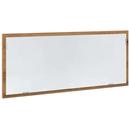 VidaXL LED kupaonsko ogledalo Artisan hrast 100x8,5x37 cm Slike
